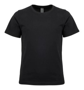 clique Classic OC-T Junior T‑shirt 100% bawełna organiczna czarny – black