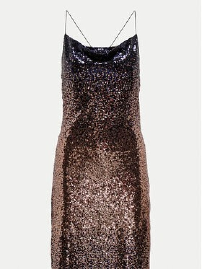 ONLY Sukienka koktajlowa Lola 15334031 Brązowy Regular Fit