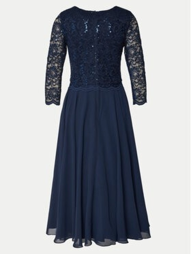 Swing Sukienka koktajlowa 5AI08900 Granatowy Regular Fit