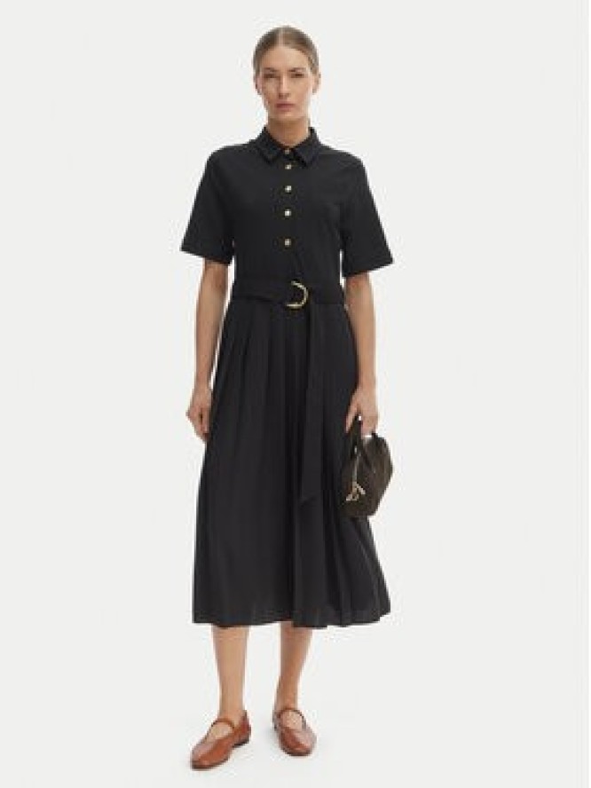 Tommy Hilfiger Sukienka codzienna WW0WW48756 Czarny Regular Fit