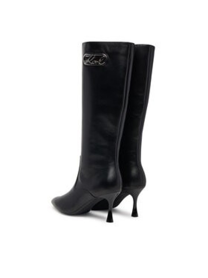 KARL LAGERFELD Kozaki Sienna KL32770 Czarny