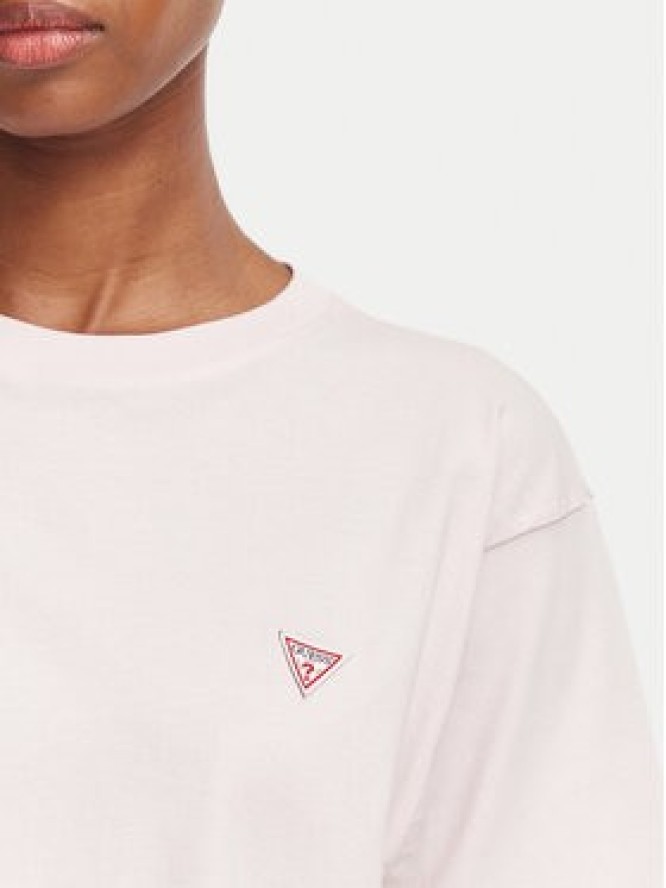 Guess Jeans T-Shirt W4YI05 K8HM0 Różowy jasny Boxy Fit