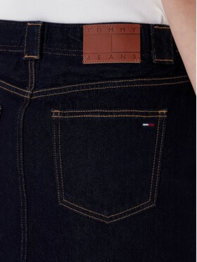 Tommy Jeans Spódnica jeansowa DW0DW21991 Granatowy Regular Fit