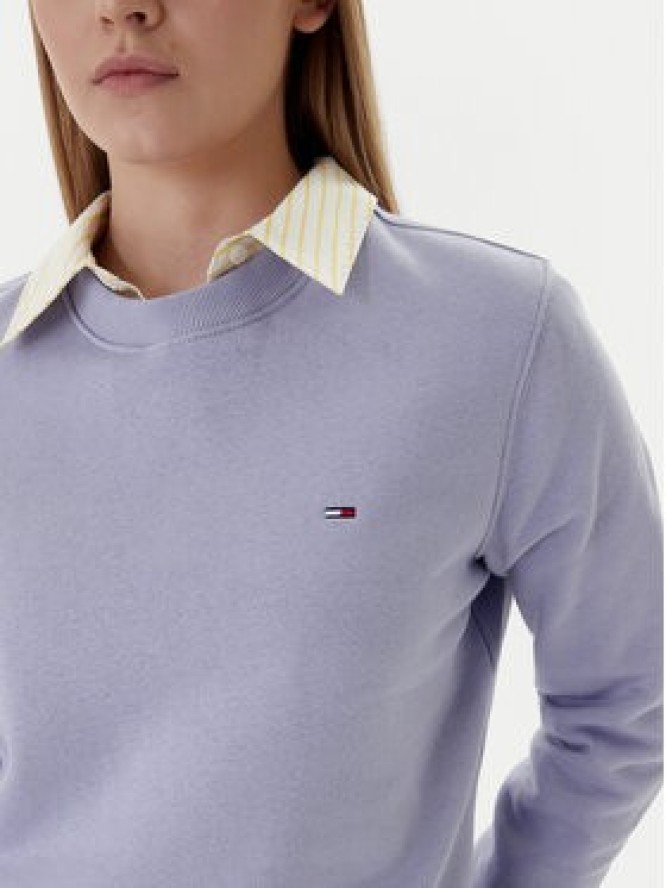 Tommy Jeans Bluza Flag DW0DW19959 Niebieski Regular Fit