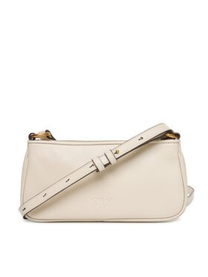 PINKO Torebka Half Moon Baguette Mini AI 25-26 PLTT 105069 A0QO Écru