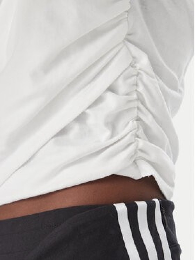 adidas T-Shirt Adiluna Season 2 X Jennie Layered LD4968 Biały Regular Fit