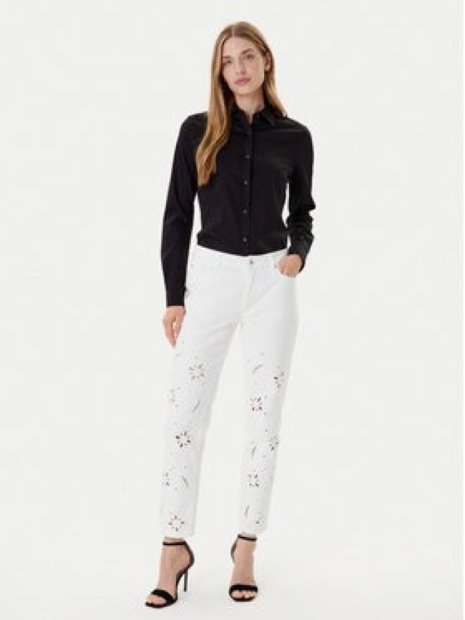 Morgan Jeansy 252-PBRAD Biały Straight Fit