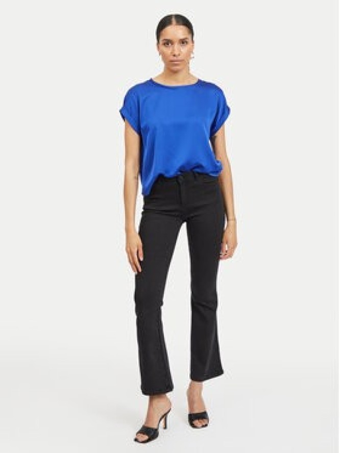 Vila T-Shirt Ellette 14059563 Niebieski Regular Fit