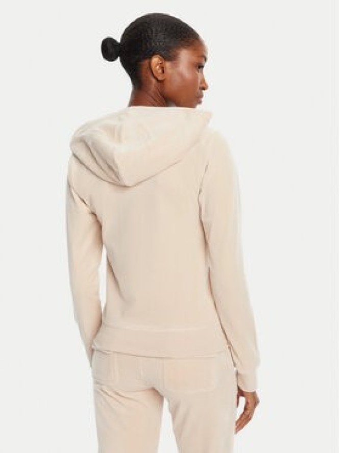 Juicy Couture Bluza Robertson JCAP176G Beżowy Slim Fit