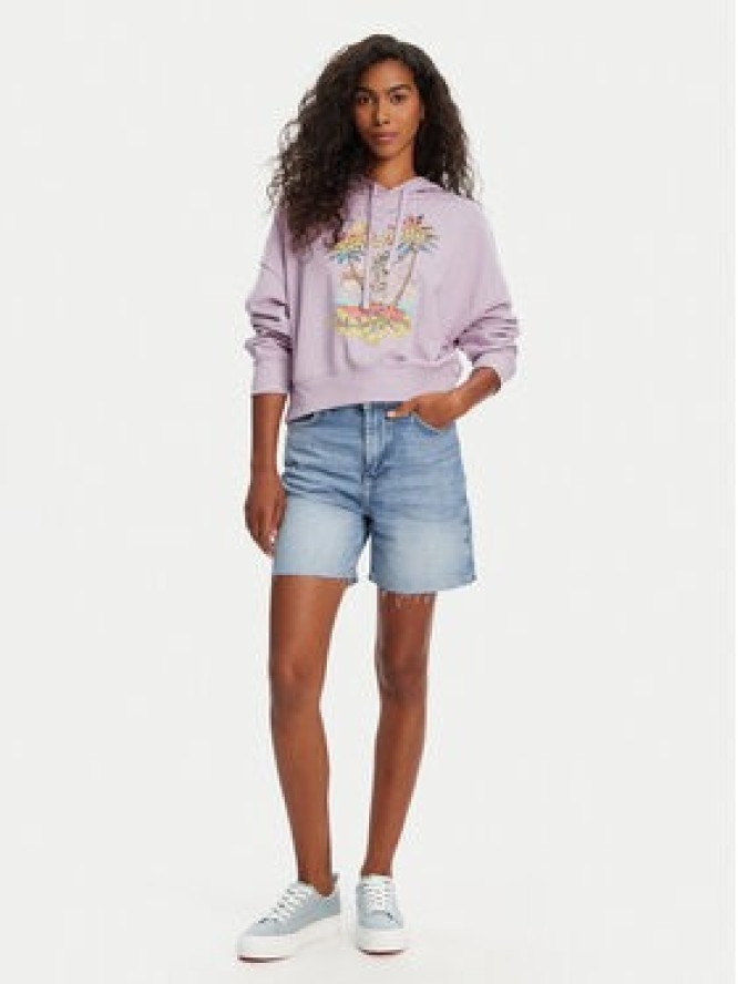 Billabong Bluza All Time EBJFT00146 Fioletowy Boxy Fit