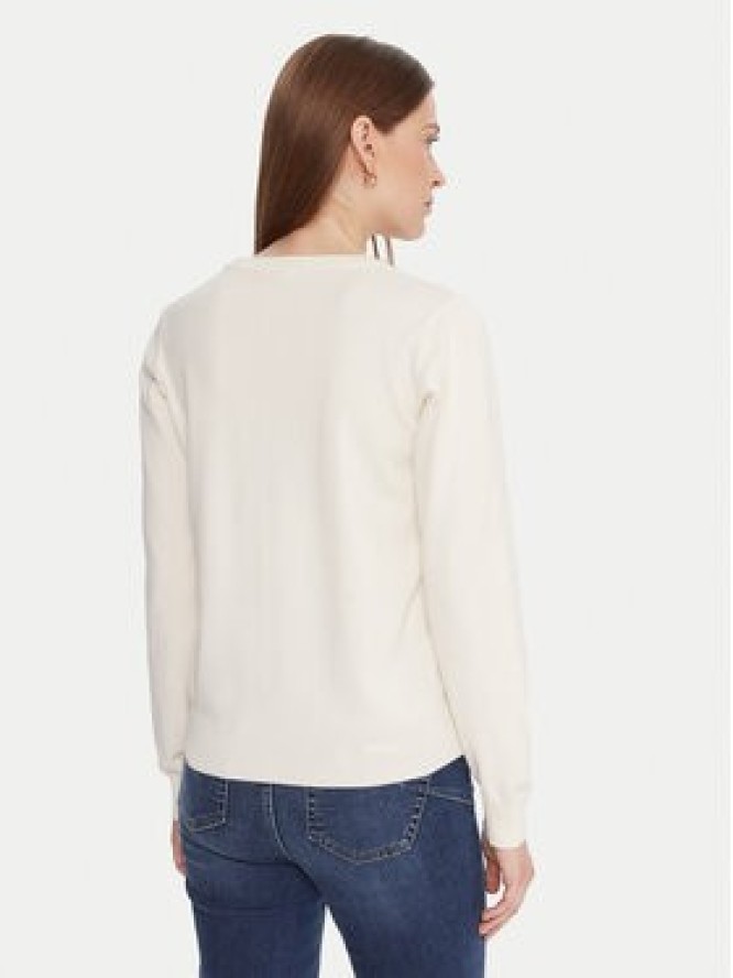 Liu Jo Sweter TF5248 MS63L Écru Regular Fit