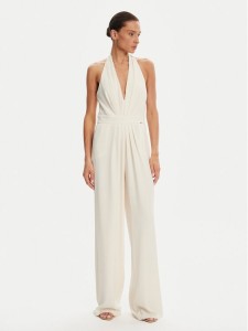 Gaudi Kombinezon 511FD15036 Écru Regular Fit