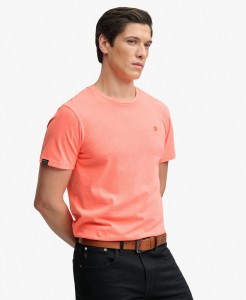 superdry Classic Essential Neon T-shirt z bawełny organicznej