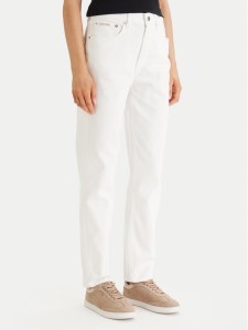 Calvin Klein Jeans Jeansy LV047F703G Biały Regular Fit