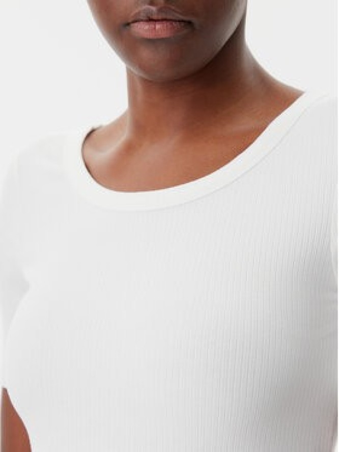 Tommy Hilfiger T-Shirt WW0WW37866 Écru Slim Fit