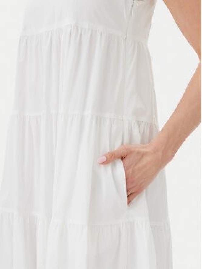 MICHAEL Michael Kors Sukienka letnia MS582WLF4C Biały Regular Fit