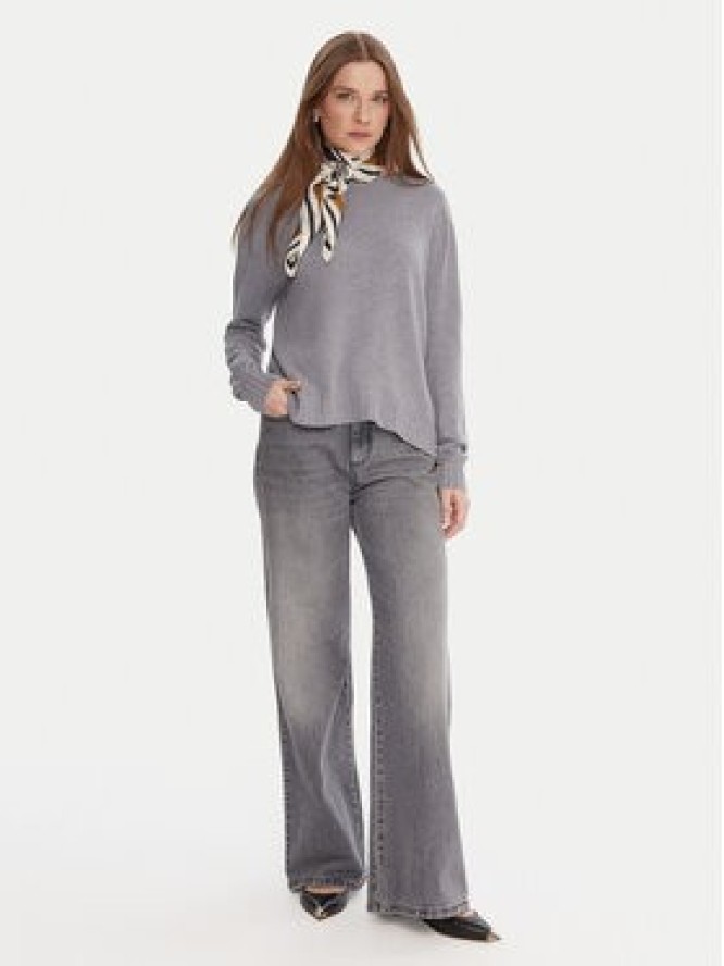 Kontatto Sweter 3M0808C Szary Relaxed Fit