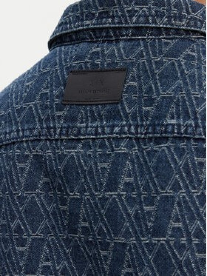 Armani Exchange Kurtka jeansowa XW000556 AF12844 FB055 Niebieski Regular Fit