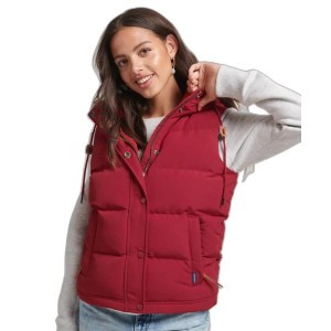 Damska kurtka bez rękawów z kapturem Superdry Everest