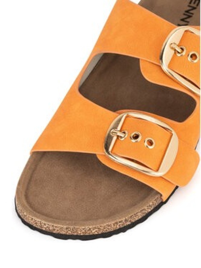 JENNY Klapki LB-P1597-YLD Pomarańczowy