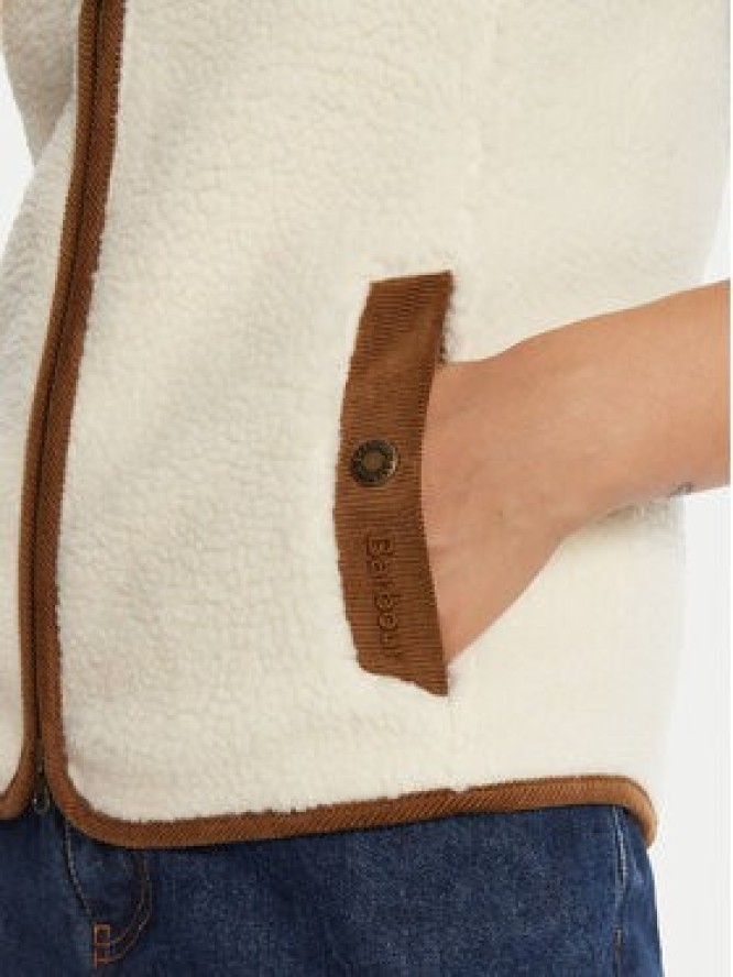 Barbour Kamizelka LFL0055CR11 Écru Regular Fit