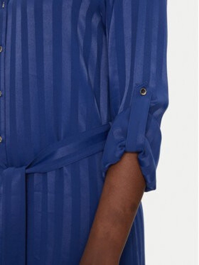 Fracomina Sukienka koszulowa FS25SD3002W413N8 Niebieski Regular Fit