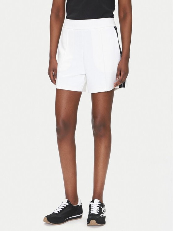 EA7 Emporio Armani Szorty materiałowe 7W000176 AF12643 U0002 Biały Regular Fit