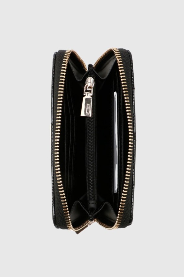 GUESS Czarny portfel damski Aldina