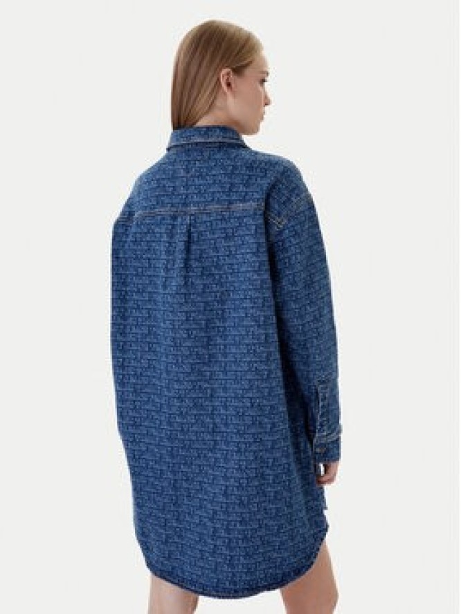 Tommy Jeans Sukienka jeansowa DW0DW22492 Niebieski Relaxed Fit