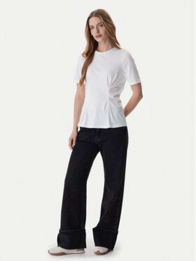 ONLY Top Elena 15368451 Biały Slim Fit