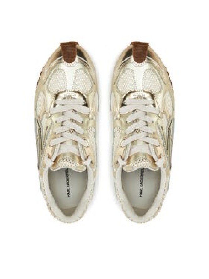 KARL LAGERFELD Sneakersy Velocette KL63925 Złoty