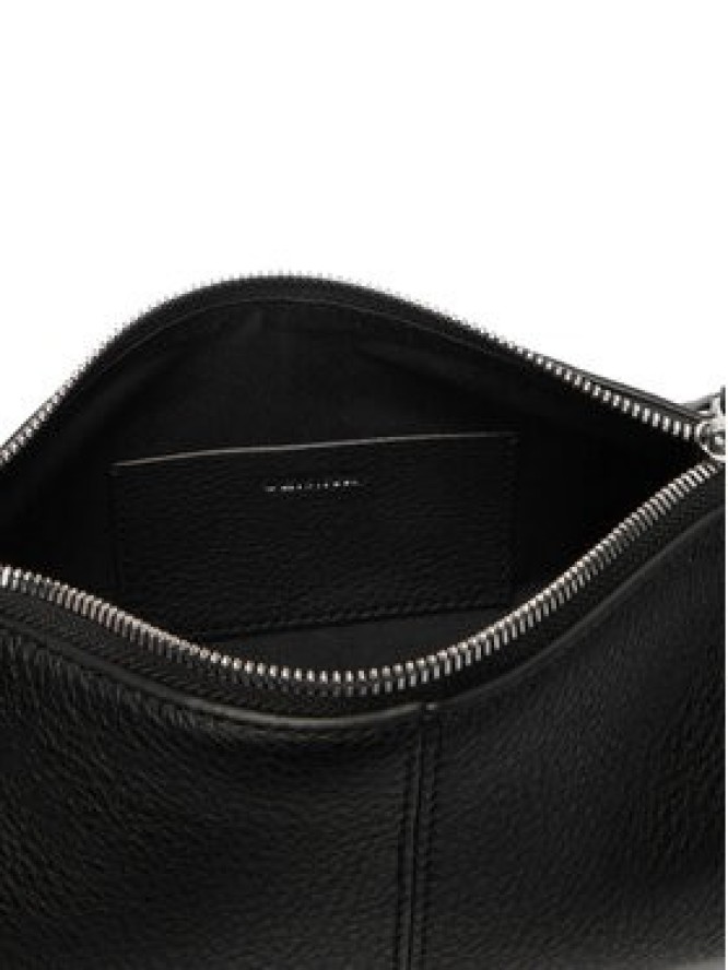 Calvin Klein Torebka Slouchy Leather Small Conv Bag LV04F3659G Czarny