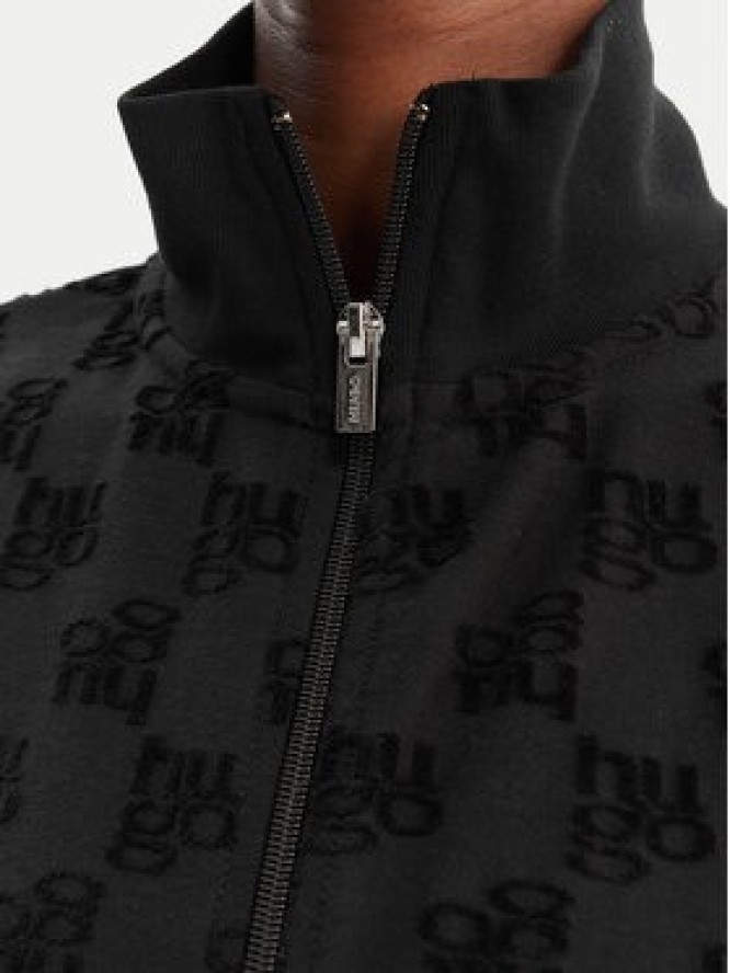 HUGO Bluza Monogram 50556831 Czarny Regular Fit
