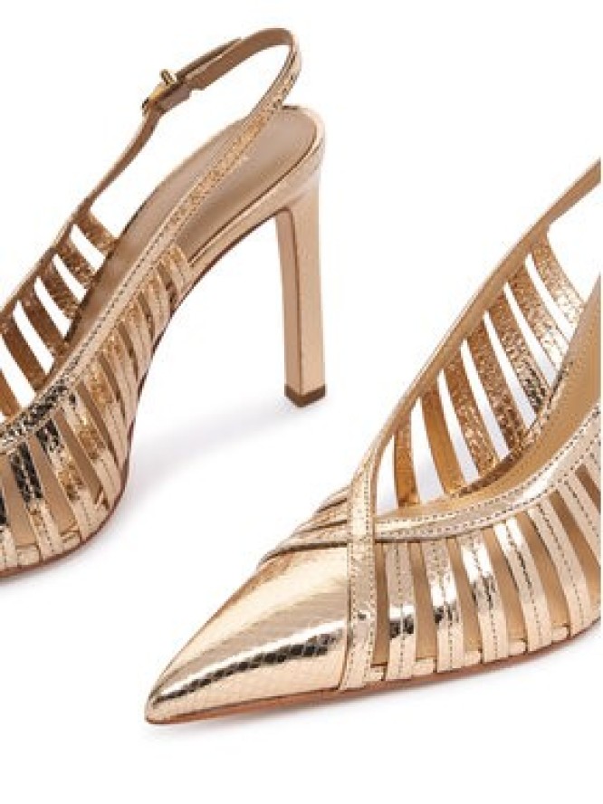 MICHAEL Michael Kors Szpilki Adriana 40T6ADHP1M Złoty