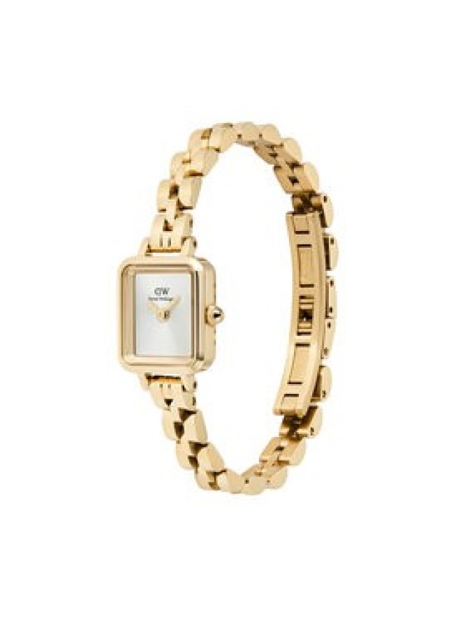 Daniel Wellington Zegarek Quadro Mini DW00100850 Złoty
