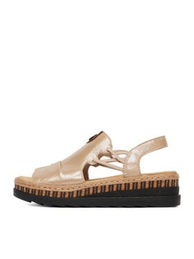 Rieker Sandały CEO-V7972-60 Złoty