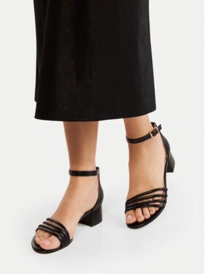 JENNY Sandały LS6026-06 Czarny