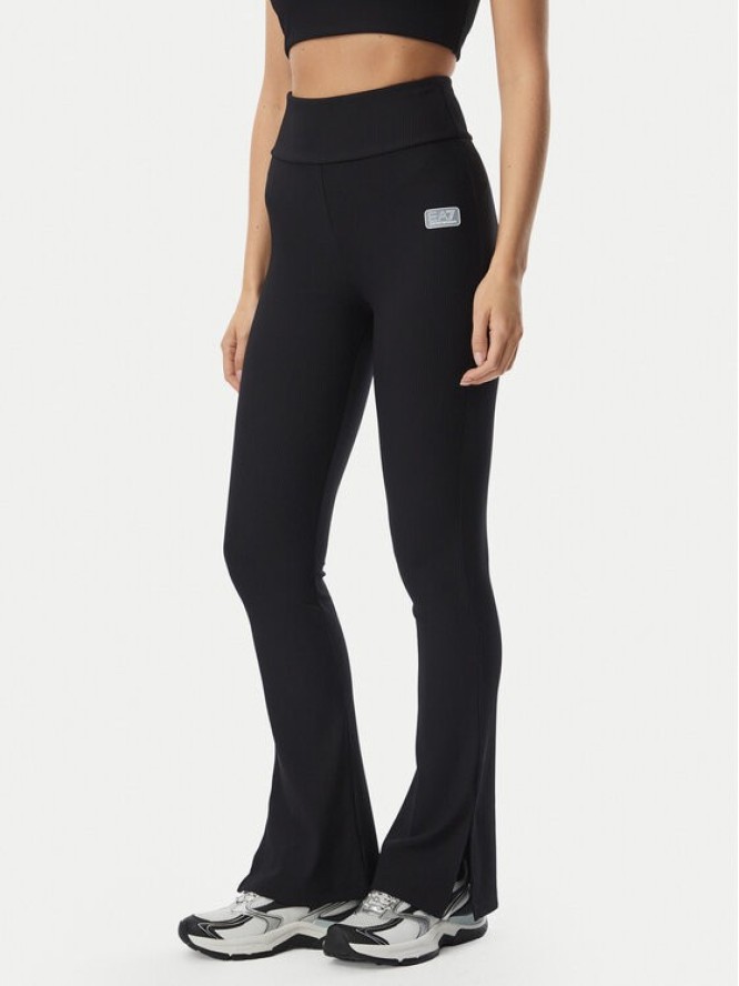 EA7 Emporio Armani Legginsy 7W001338 AF15721 UC001 Czarny Slim Fit