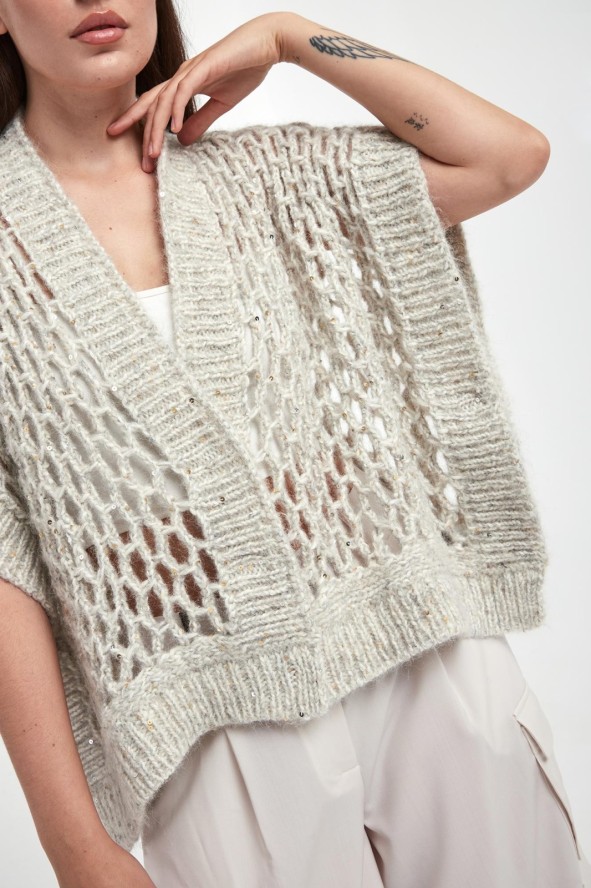 Kardigan damski z alpaki PESERICO