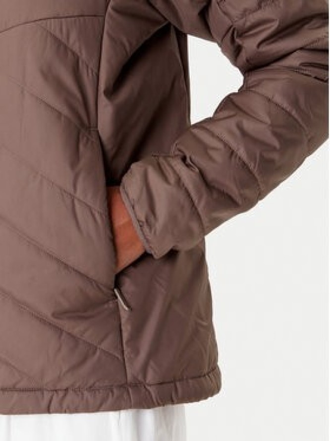 adidas Kurtka zimowa Terrex Multi JN0812 Brązowy Regular Fit