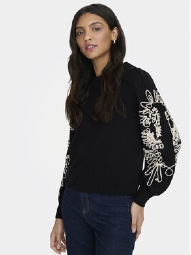 ONLY Sweter Magnolia 15367757 Czarny Regular Fit