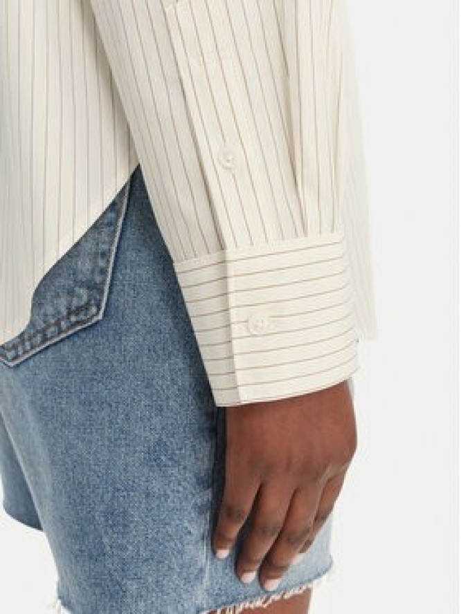 Calvin Klein Jeans Koszula LV047F103G Beżowy Relaxed Fit