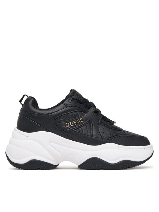 Guess Sneakersy FLFHAC FAL12 Czarny