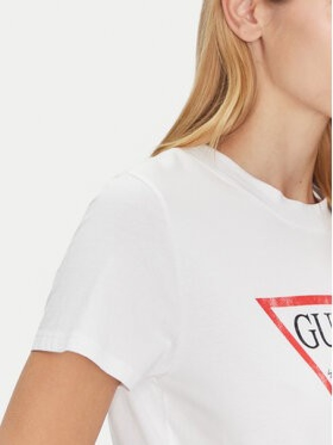 Guess T-Shirt W2BI69 K8FQ1 Biały Regular Fit
