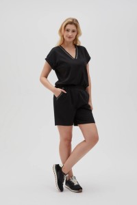 Bawełniane szorty czarne