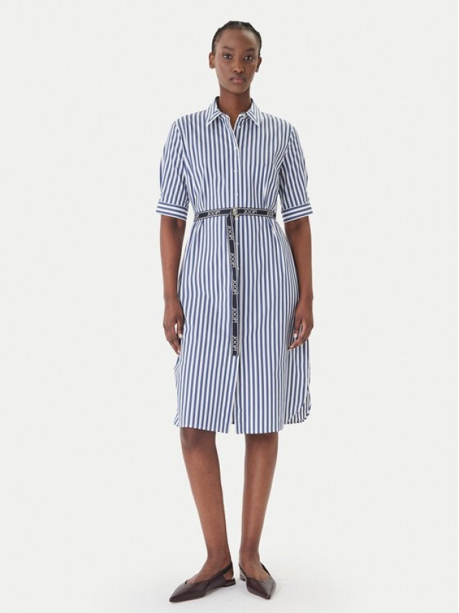 JOOP! Sukienka koszulowa Dominique2 30101380 Granatowy Regular Fit