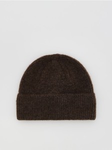 Czapka beanie - ciemnobrązowy