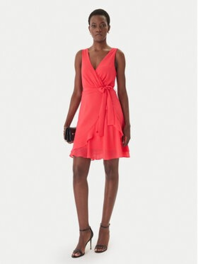 Morgan Sukienka koktajlowa 241-ROSVAL Różowy Regular Fit