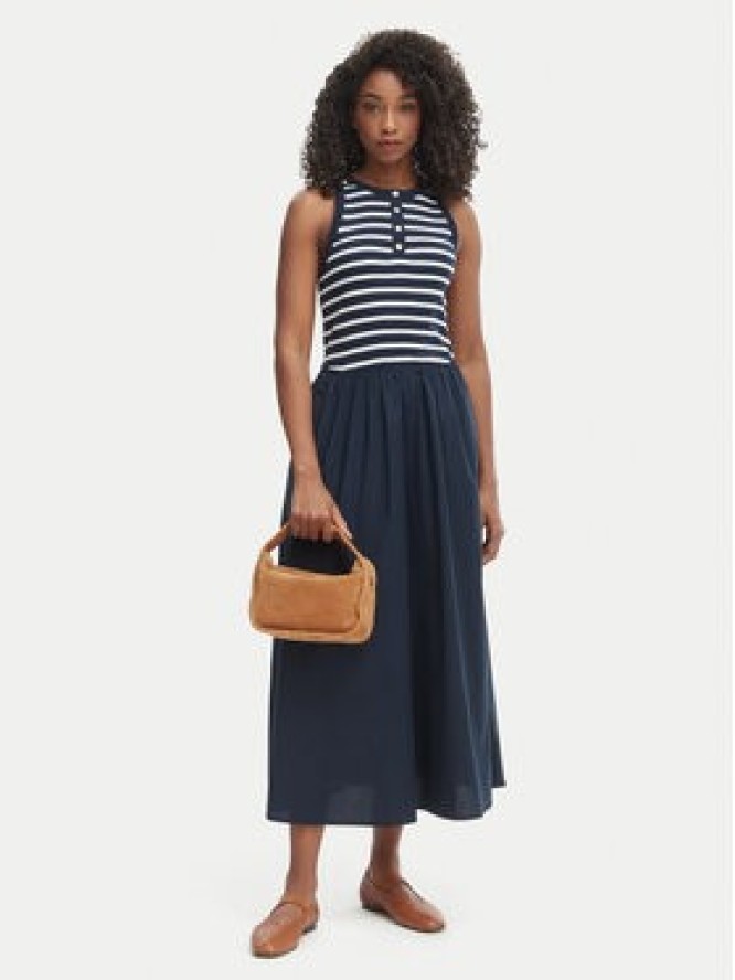 Tommy Hilfiger Sukienka codzienna WW0WW49628 Granatowy Regular Fit