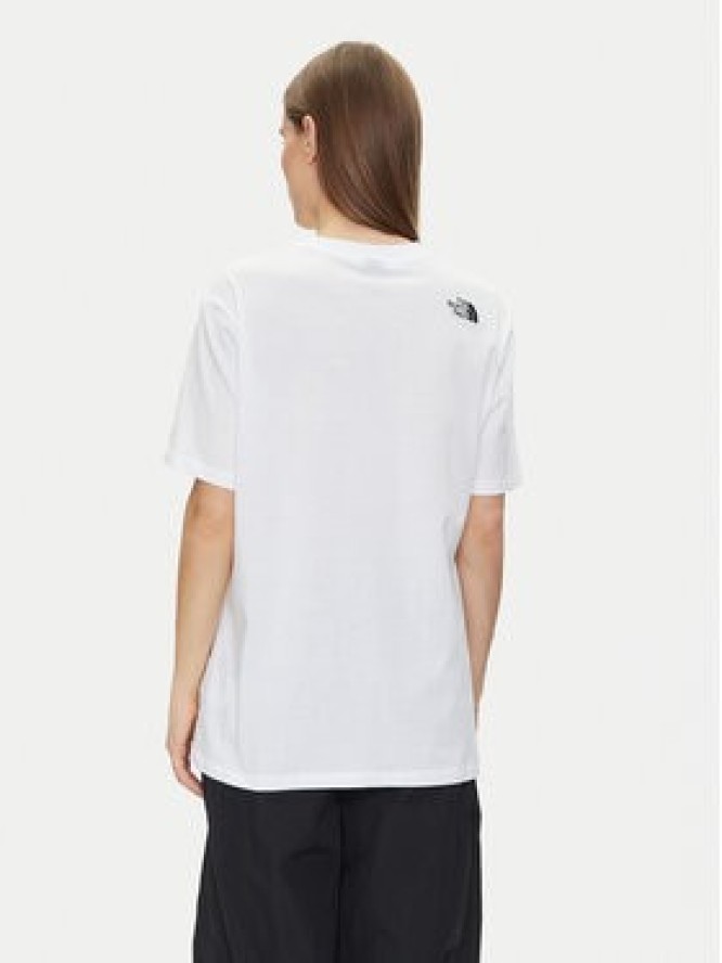 The North Face T-Shirt NF0A87NQFN41 Biały Oversize